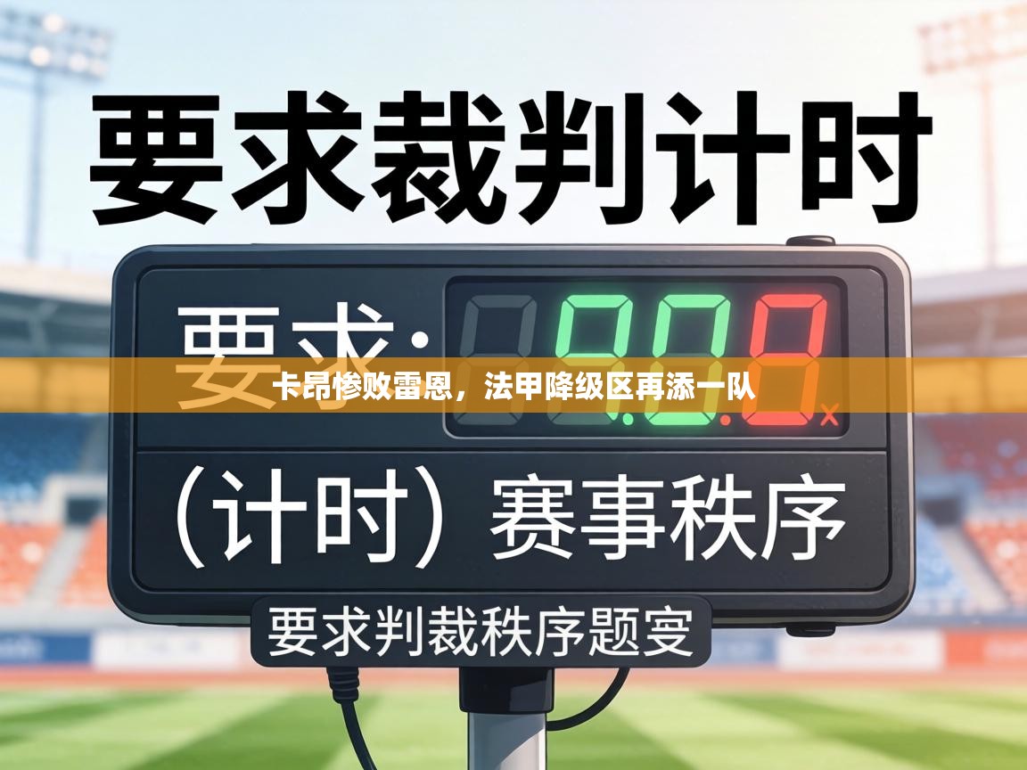 卡昂惨败雷恩，法甲降级区再添一队